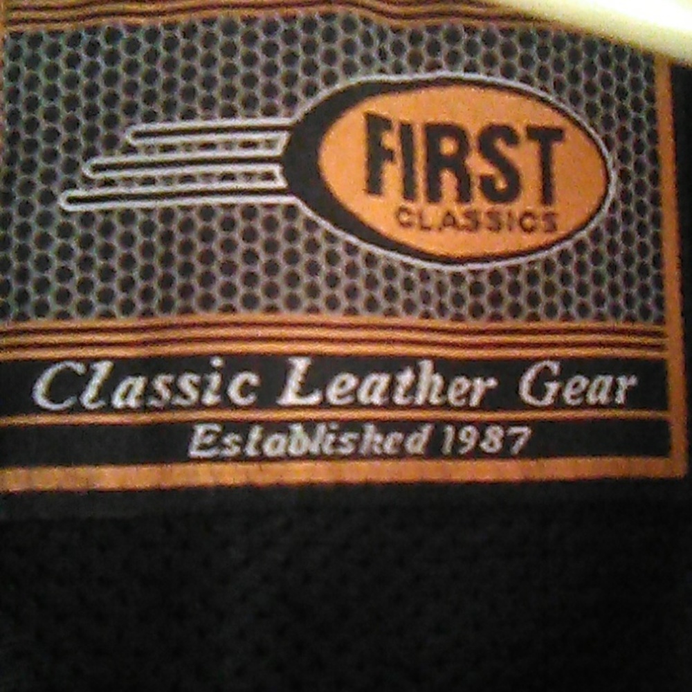 First Classics Hand Painted Motorcycle Leather Ja… - image 6